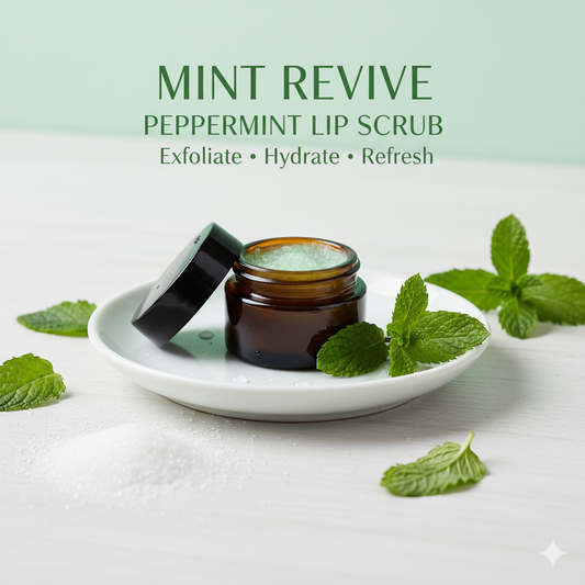 Peppermint Exfoliating Lip Scrub