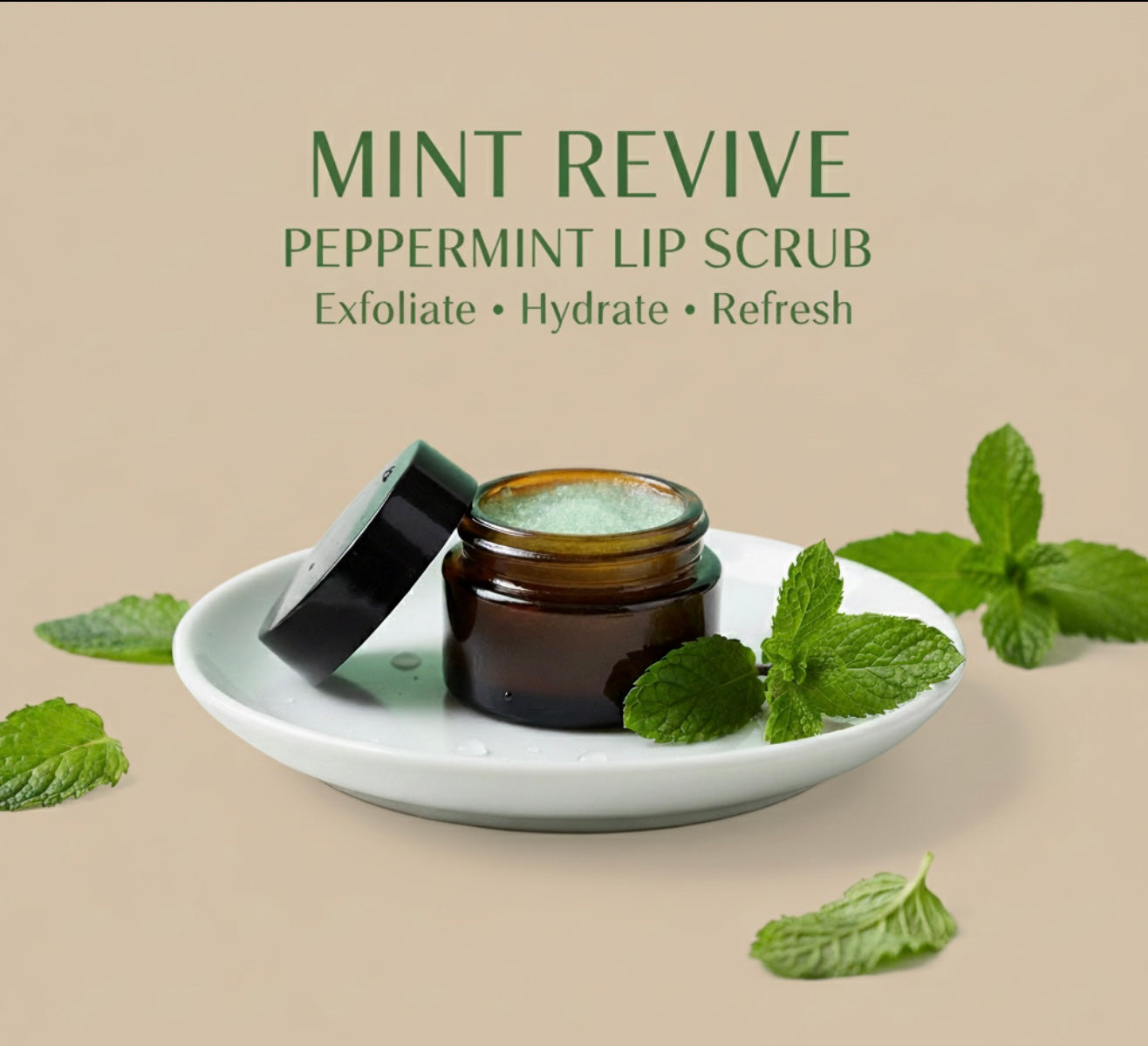 Peppermint Exfoliating Lip Scrub
